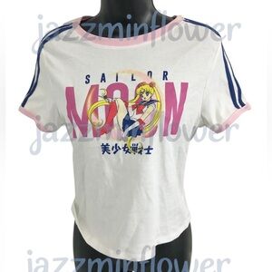 Sailor moon graphic print white shirt size medium‎ new